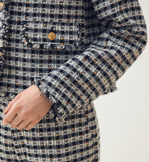 TOMORROWLAND collection「クロレギンガムチェック ショートジャケット」|その他|