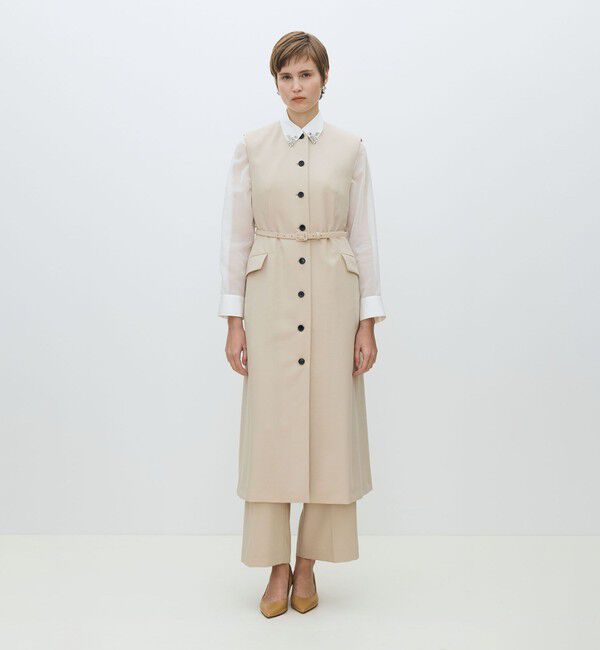 TOMORROWLAND collection「ブロークンオックス ジレワンピース」|ワンピース|