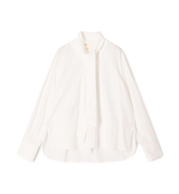 Ballsey「ジュエルコットン ワイドボウタイブラウス」|シャツ・ブラウス|11 ホワイト
