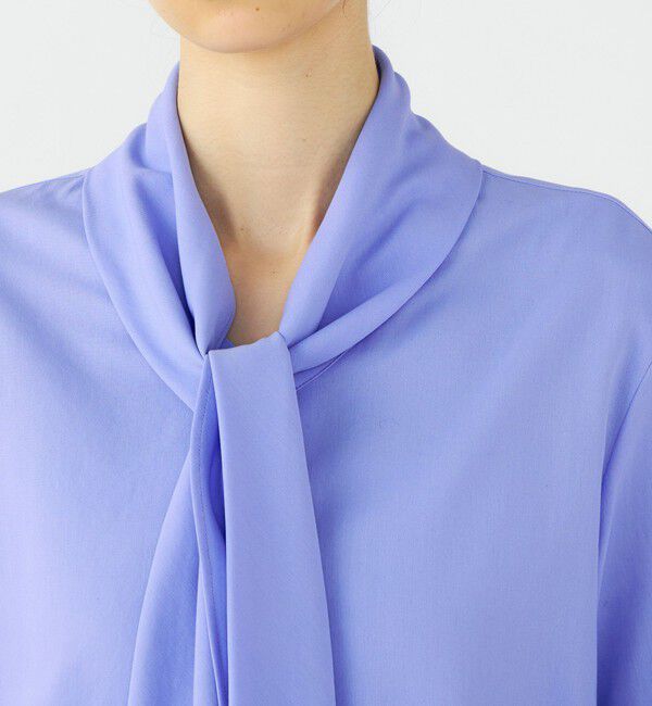 Ballsey「ジュエルコットン ワイドボウタイブラウス」|シャツ・ブラウス|