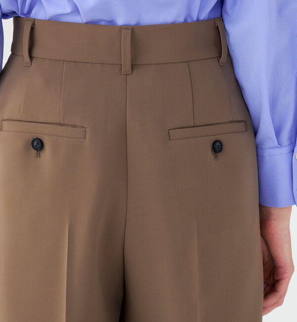 Ballsey「ライトダブルクロス セミワイドパンツ」|その他|