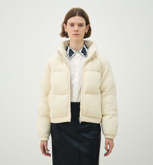 MACPHEE「パデッドニット ショートブルゾン」|ブルゾン・スタジャン|