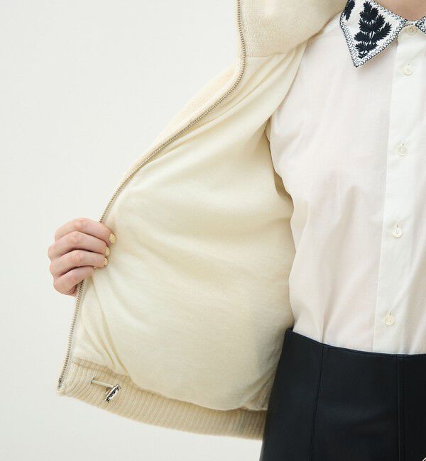 MACPHEE「パデッドニット ショートブルゾン」|ブルゾン・スタジャン|