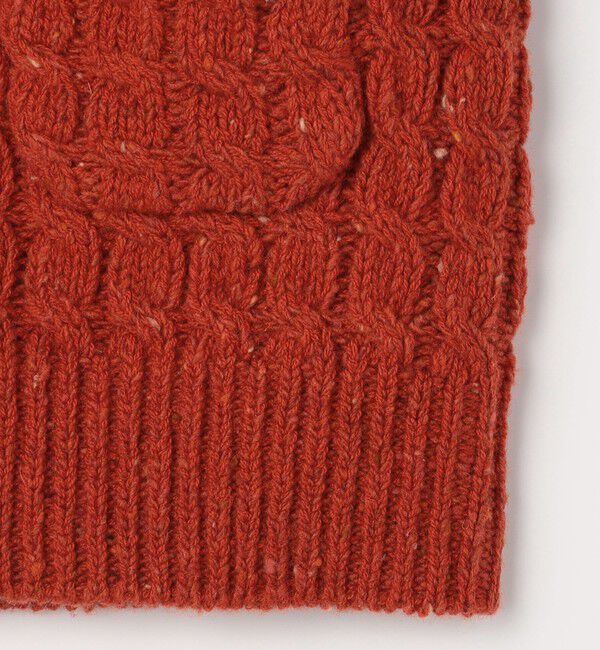 CABaN「ウールネップ ケーブルニットベスト」|ベスト・ジレ|