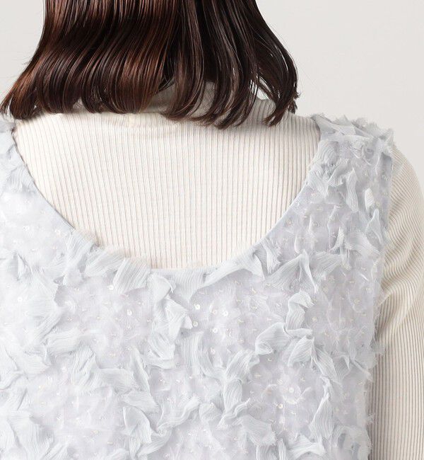 DES PRES「ブルームエンブロイダリー スリーブレスブラウス」|シャツ・ブラウス|