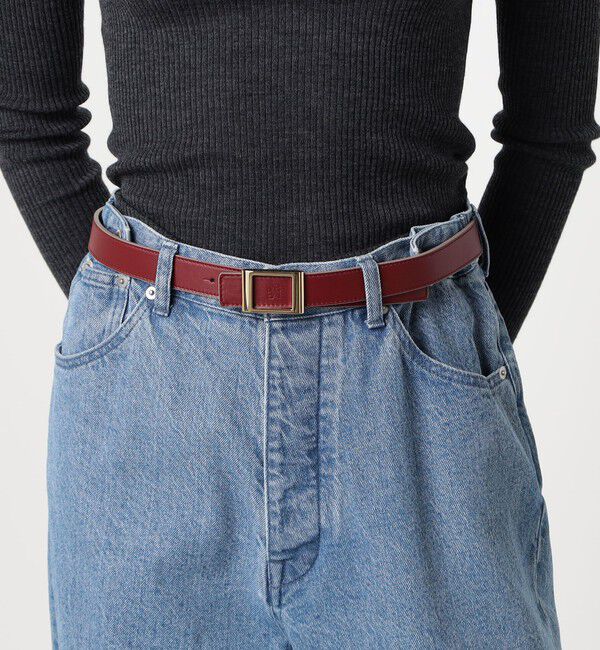 TOMORROWLAND GOODS「Maison Boinet リバーシブル ベルト」|ベルト|