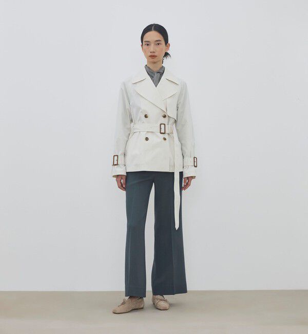 DES PRES「コットンドライクロス ショートトレンチコート」|トレンチコート|