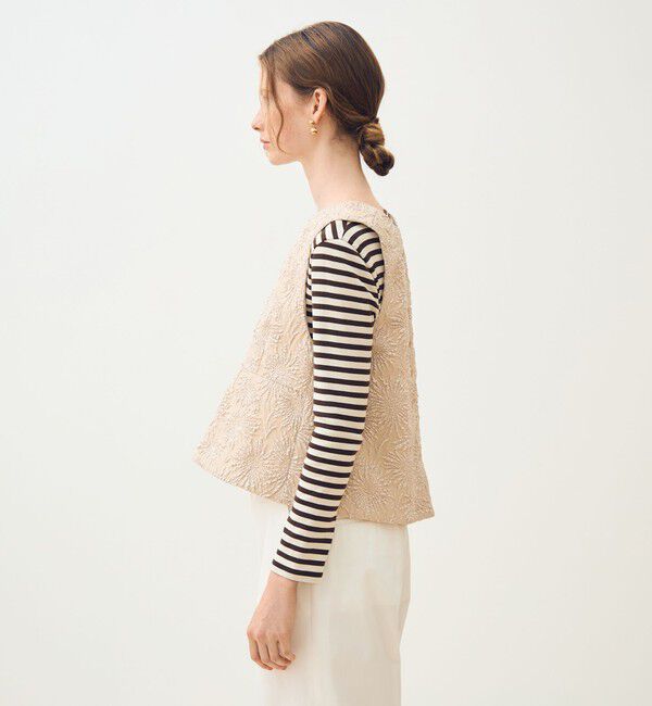 TOMORROWLAND collection「ソリアビーストレッチ フロンタブルジレ」|ベスト・ジレ|