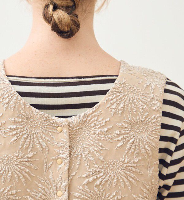 TOMORROWLAND collection「ソリアビーストレッチ フロンタブルジレ」|ベスト・ジレ|