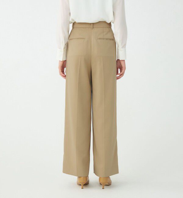 Ballsey「コットンライクサテン 2タックワイドパンツ」|その他|