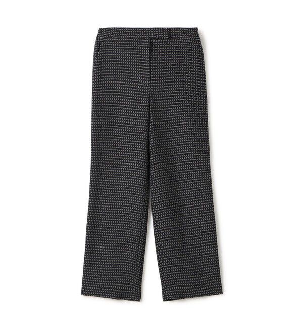TOMORROWLAND collection「ドットジャカード セミワイドパンツ」|その他|68 ネイビー系