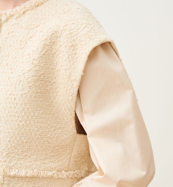 TOMORROWLAND collection「パンソッティ コクーンミディジレ」|ベスト・ジレ|