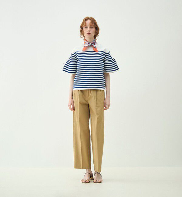 MACPHEE「フォームニット ベルスリーブプルオーバー」|ニット・セーター|