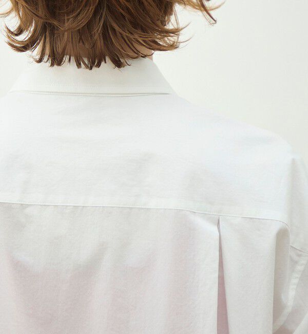 MACPHEE「コットンタイプライター ジップブラウス」|シャツ・ブラウス|