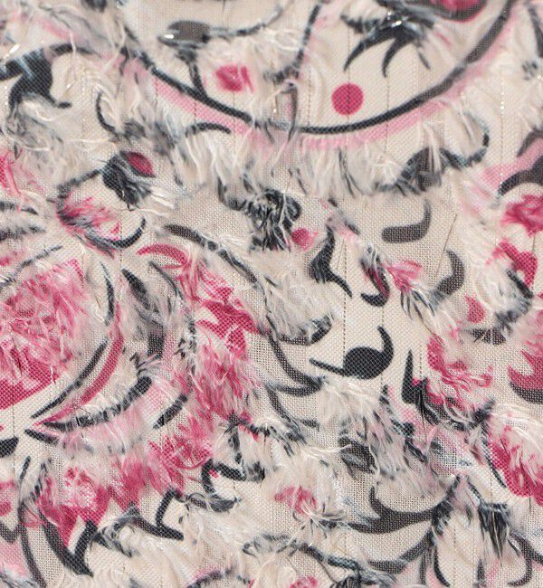 SOULEIADO「ラメカットジャカード フリルブラウス」|シャツ・ブラウス|