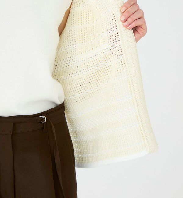 Ballsey「ドライコットン クルーネックカーディガン」|カーディガン|