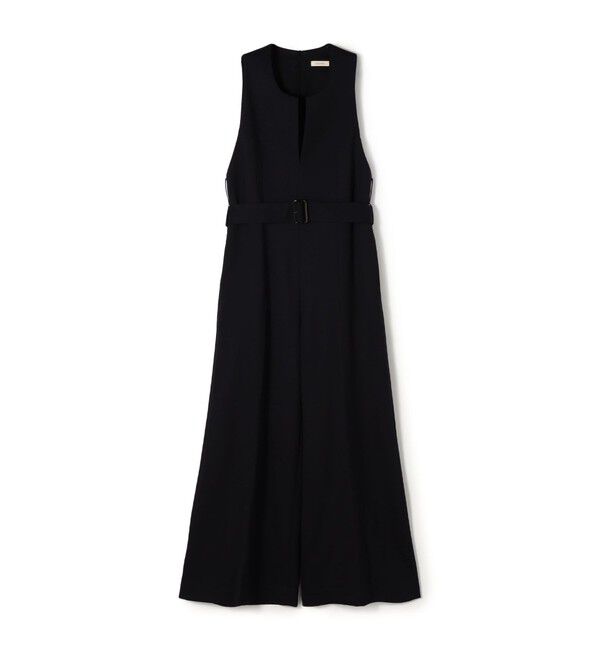 DES PRES「ポリエステルウールバラシャ ジャンプスーツ」|オールインワン|69 ネイビー