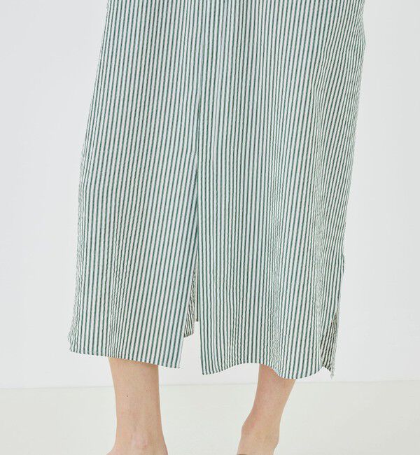 GALERIE VIE「ソフトストライプ スタンドカラーシャツワンピース」|ワンピース|