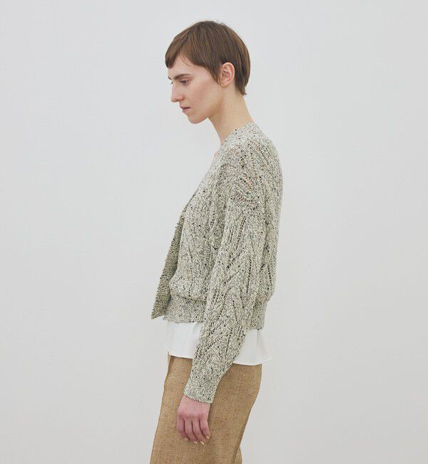 DES PRES「コットンスパンコールムリネ Vネックカーディガン」|カーディガン|