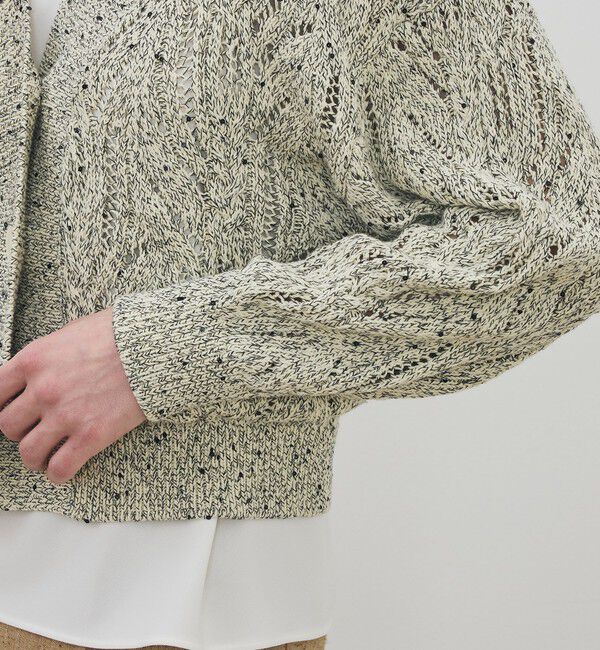 DES PRES「コットンスパンコールムリネ Vネックカーディガン」|カーディガン|