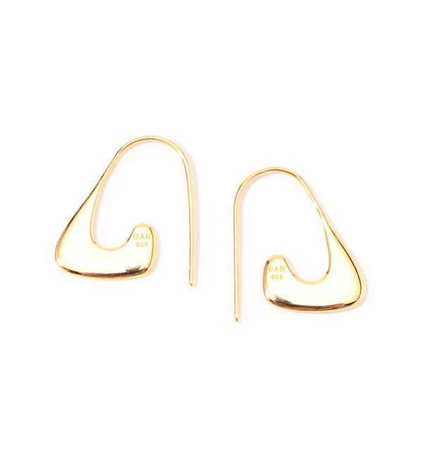 TOMORROWLAND GOODS「BAR Jewellery CURB ゴールドピアス」|ピアス|