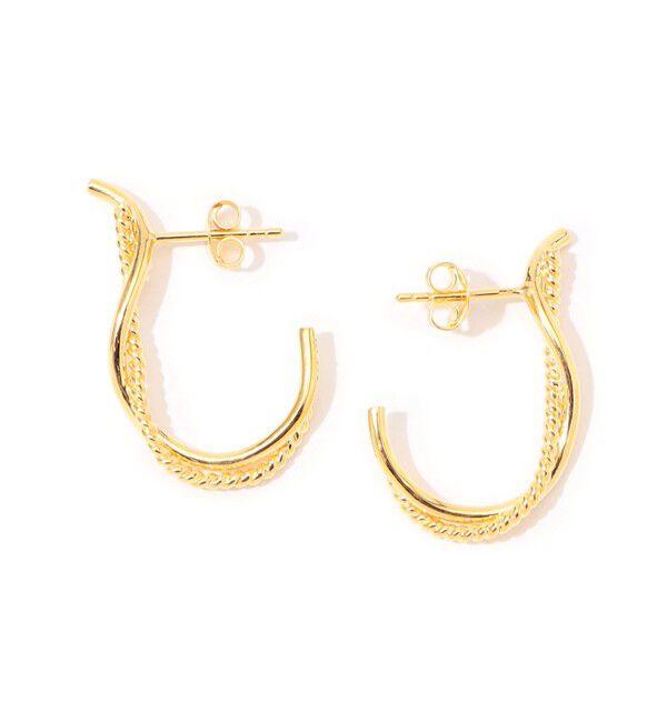 TOMORROWLAND GOODS「BAR Jewellery CONTRA ゴールドピアス」|ピアス|