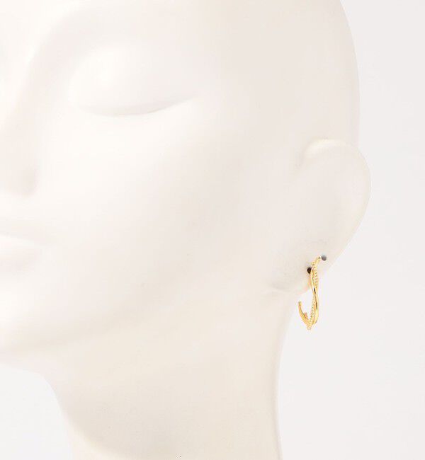 TOMORROWLAND GOODS「BAR Jewellery CONTRA ゴールドピアス」|ピアス|