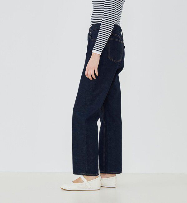 GALERIE VIE「リユースシーアイランドコットン デニムストレートパンツ」|デニム|