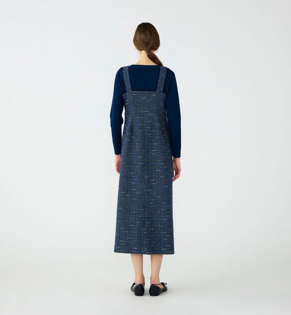 Ballsey「エアリーファンシーツイード ジャンパースカート」|ジャンパースカート|