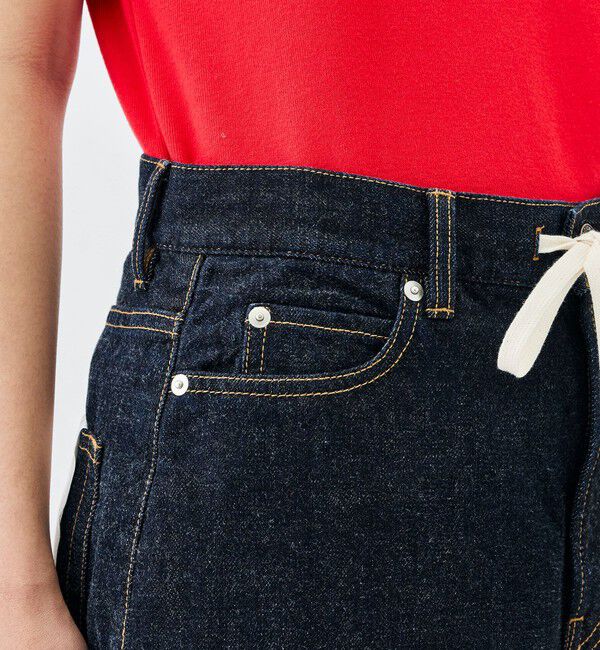 Edition「インディゴデニム ドローコードパンツ」|デニム|