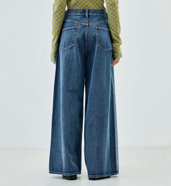 Edition「インディゴデニム ドローコードパンツ」|デニム|