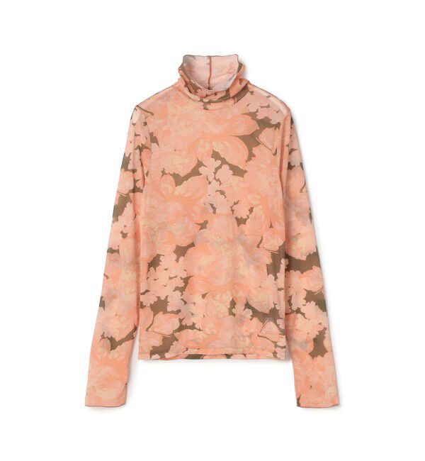 Ballsey「ピオニープリント タートルネックプルオーバー」|Tシャツ・カットソー|34 ピンク系