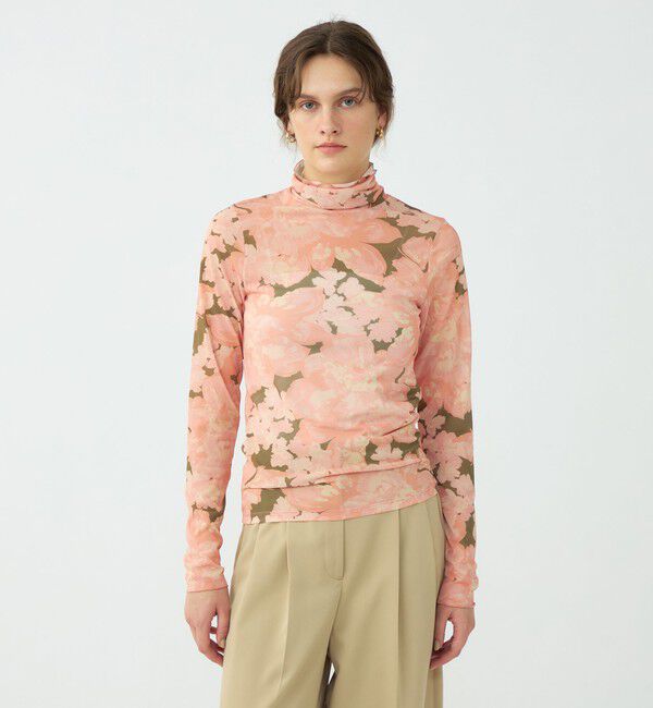 Ballsey「ピオニープリント タートルネックプルオーバー」|Tシャツ・カットソー|