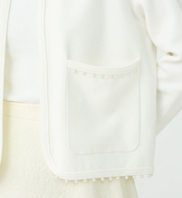 Ballsey「パンチングパール クルーネックカーディガン」|カーディガン|