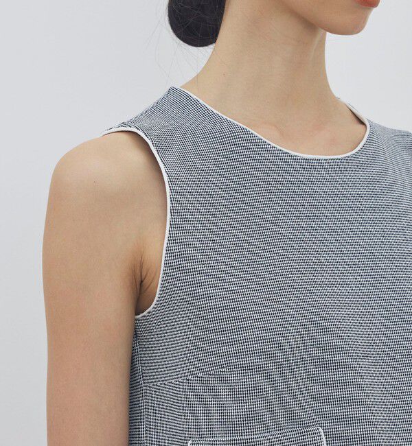 DES PRES「ストレッチダブルジャカード パイピングプルオーバー」|ニット・セーター|