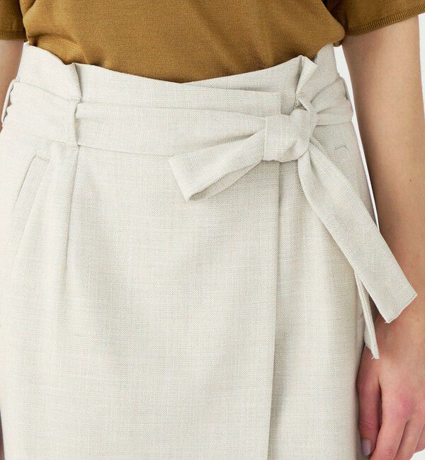 Ballsey「ミックススラブストレッチ マキシラップスカート」|タイト|