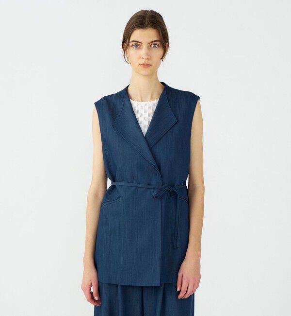 Ballsey「ラスターデニム ミドルジレ」|ベスト・ジレ|