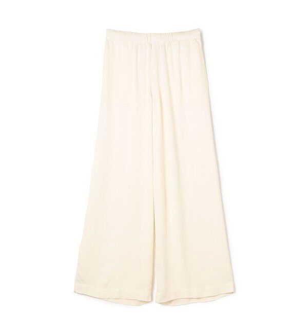 JAMES PERSE「サテンドローストリングワイドレッグパンツ WSWC1117」|その他|13 オフホワイト