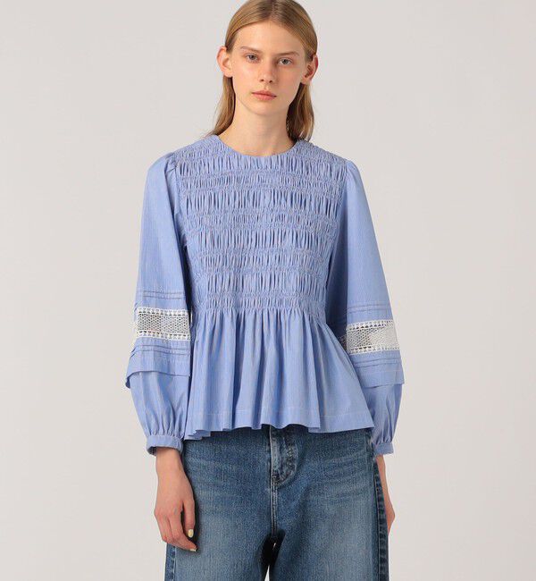 TOMORROWLAND BUYING WEAR「【別注】ne Quittez pas BLACK Gather ブラウス」|シャツ・ブラウス|