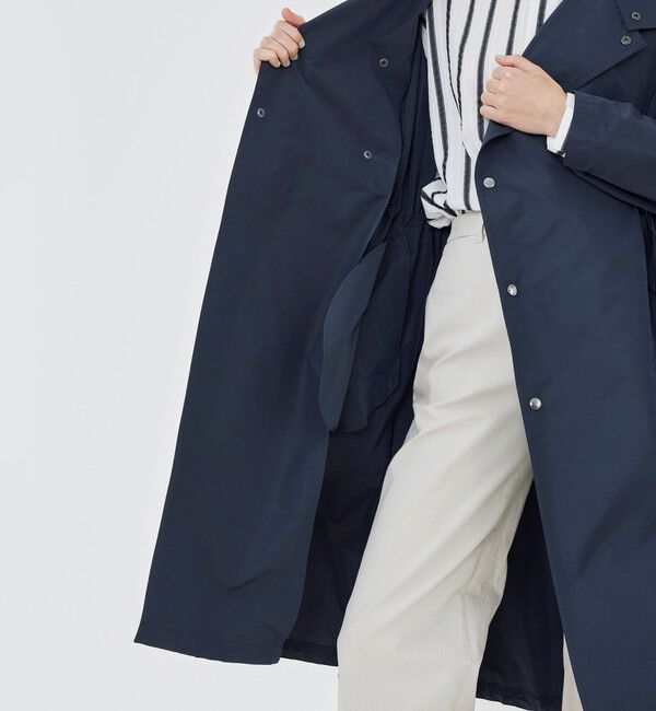 GALERIE VIE「メモリータフタ スタンドカラートレンチコート」|トレンチコート|