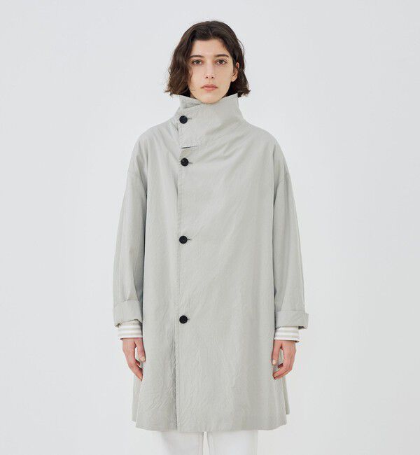 GALERIE VIE「パラシュートクロス スタンドカラーコート」|その他|