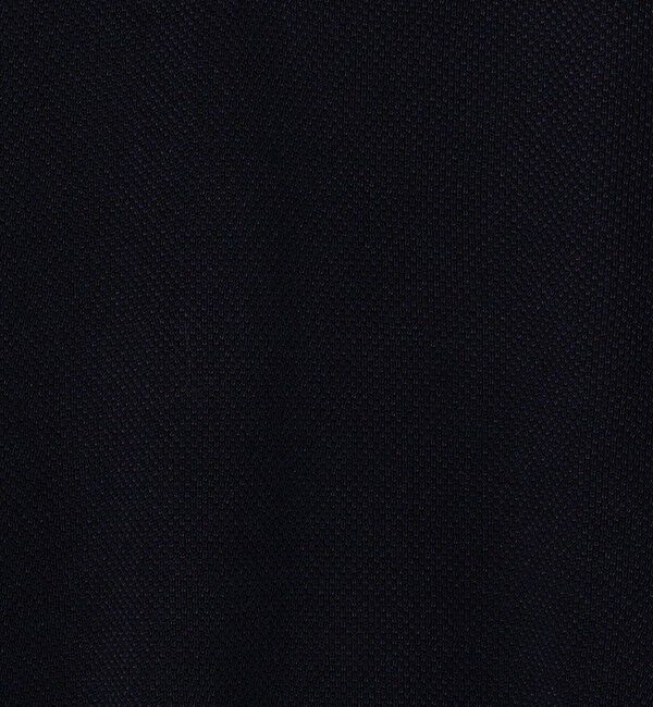 BACCA「ダブルカラーピケ ワイドポロカラーロングスリーブ」|ポロシャツ|