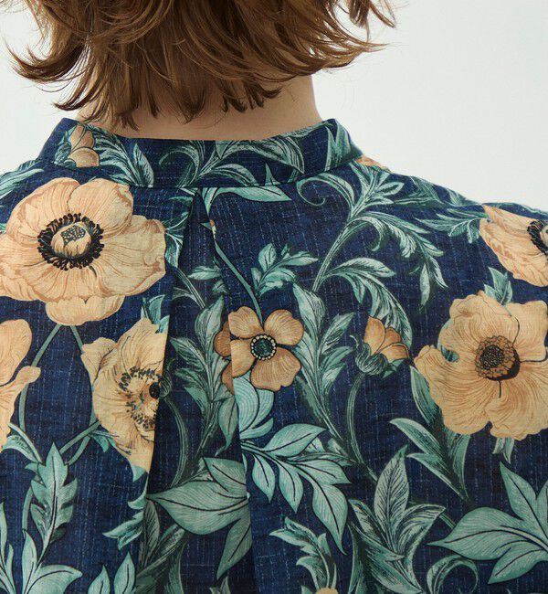 MACPHEE「【WEB先行予約】ウォールペーパープリント スリーブレスブラウス」|シャツ・ブラウス|