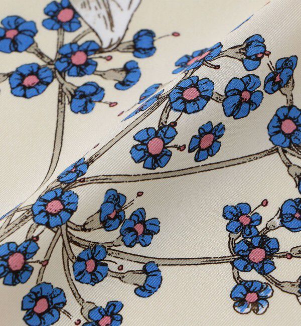 TOMORROWLAND GOODS「manipuri FLOWER シルクスカーフ」|バンダナ・スカーフ|
