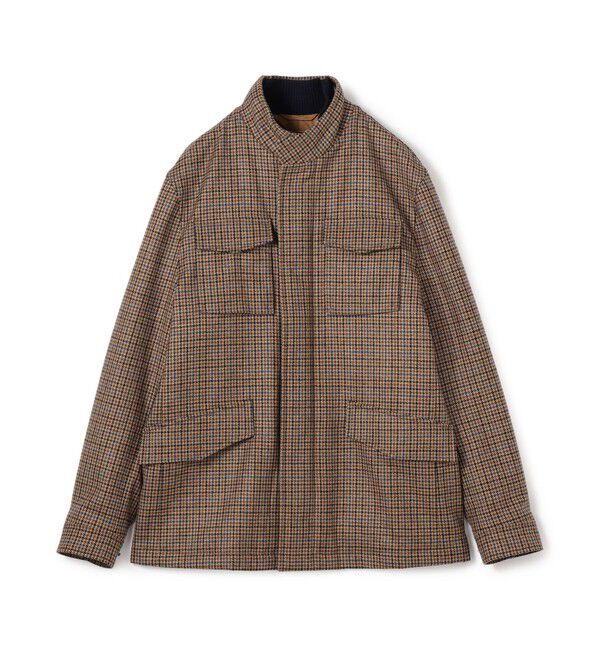 TOMORROWLAND BUYING WEAR「Sealup ウール ガンクラブチェック M65 ブルゾン」|ブルゾン・スタジャン|48 ブラウンチェック