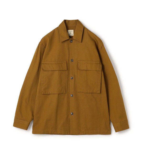 TOMORROWLAND MENS「【別注】GUY ROVER コットン オーバーシャツ」|ブルゾン・スタジャン|45 キャメル