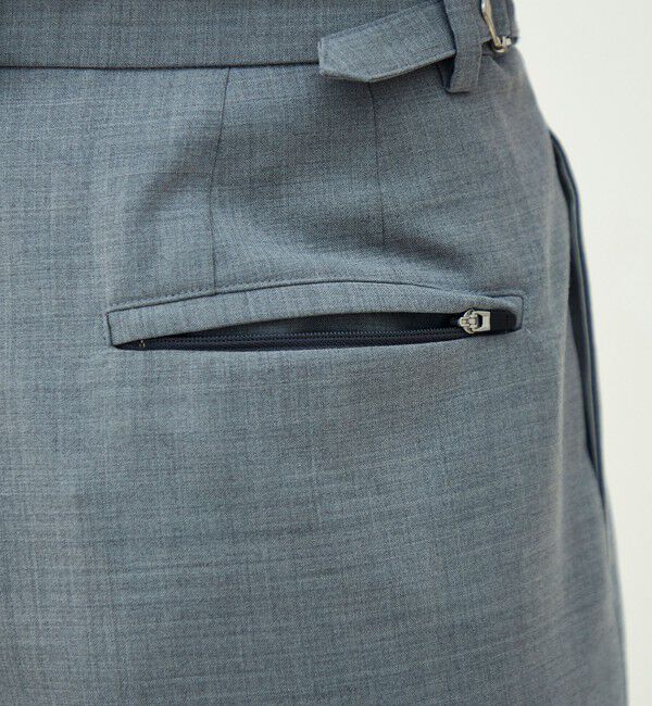 MACPHEE「ストレッチトロピカル ストレートパンツ」|スラックス|