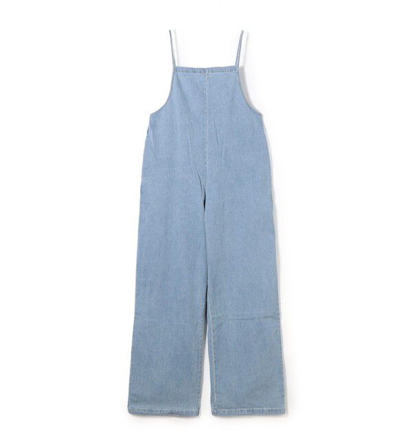 TOMORROWLAND BUYING WEAR「BASERANGE YUMI JUMPSUIT コットンシルクデニム ジャンプスーツ」|オールインワン|63 ライトブルー