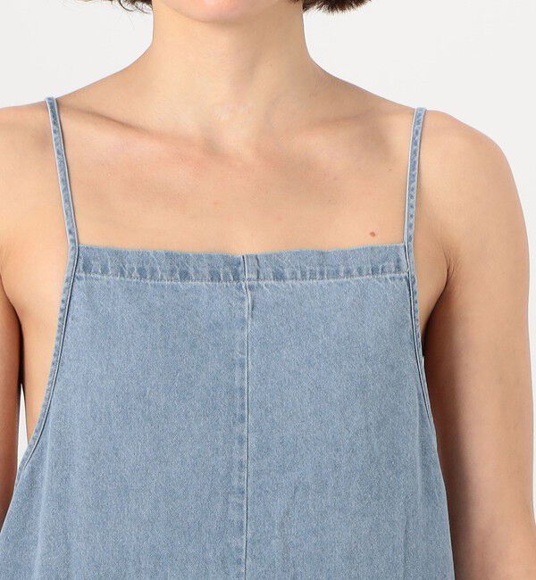 TOMORROWLAND BUYING WEAR「BASERANGE YUMI JUMPSUIT コットンシルクデニム ジャンプスーツ」|オールインワン|