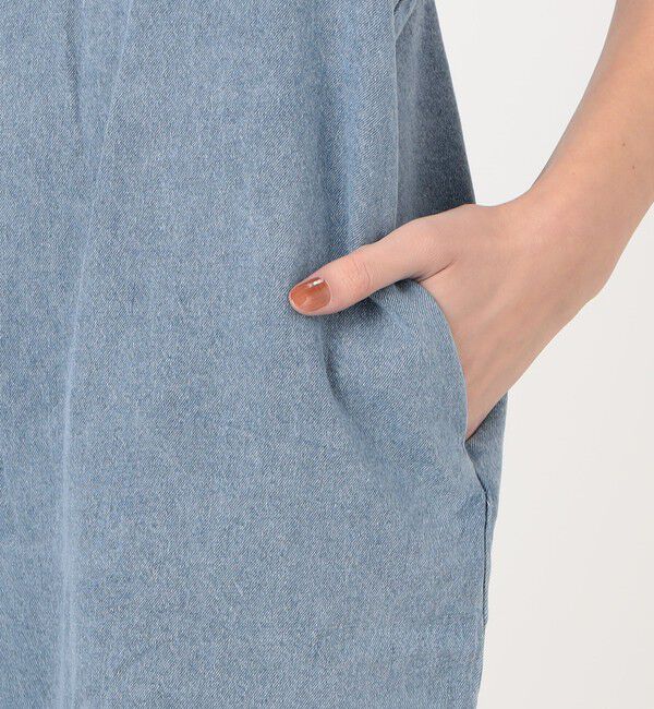 TOMORROWLAND BUYING WEAR「BASERANGE YUMI JUMPSUIT コットンシルクデニム ジャンプスーツ」|オールインワン|